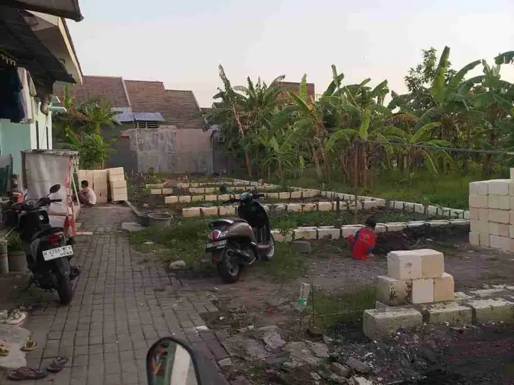 Tanah kavling siap bangun Tebel Gedangan Sidoarjo SHM tinggal balik nama