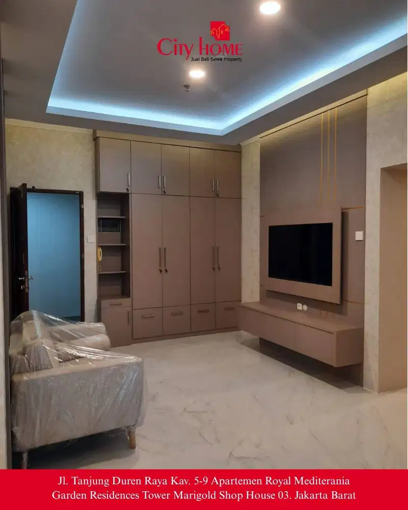 Dijual Apartemen Mediterania Garden Residences 2 - Furnished 3 BR