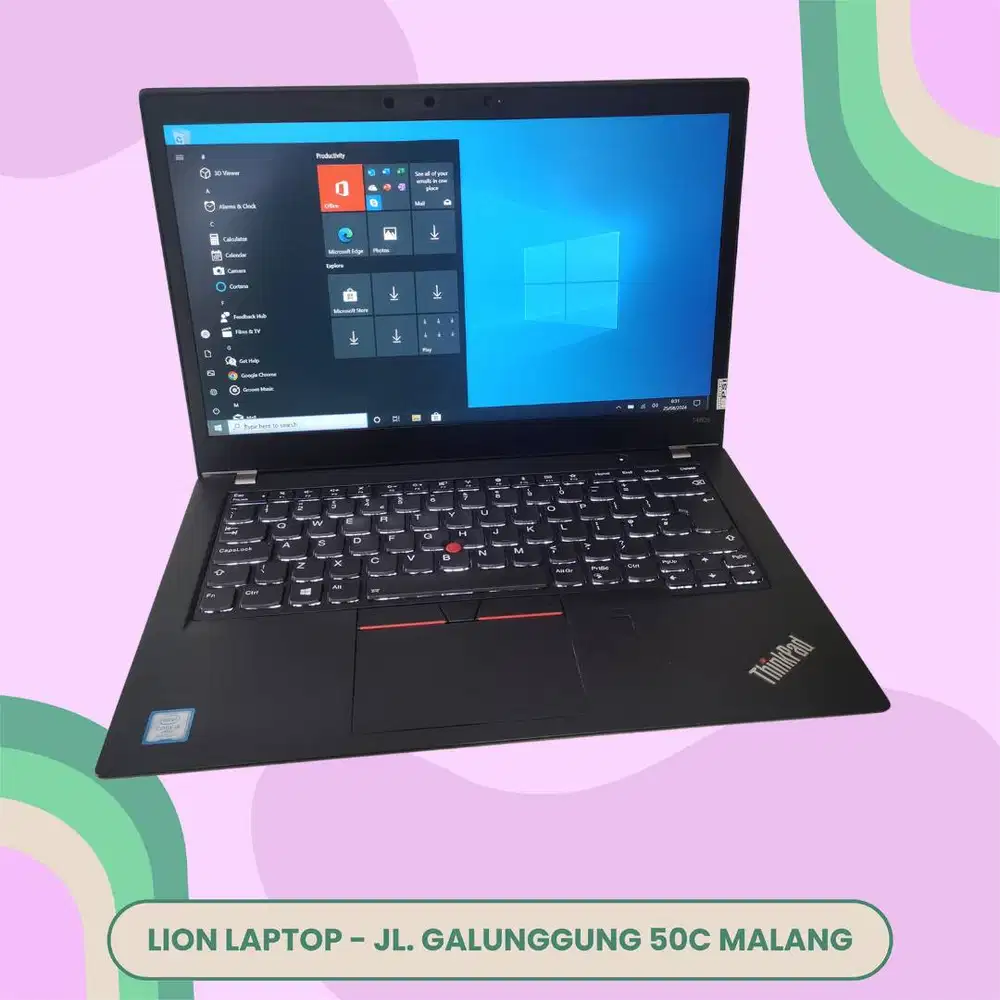 RAM 8GB Core i5 gen 8 Lenovo Thinkpad T480s SLIM [07|05]