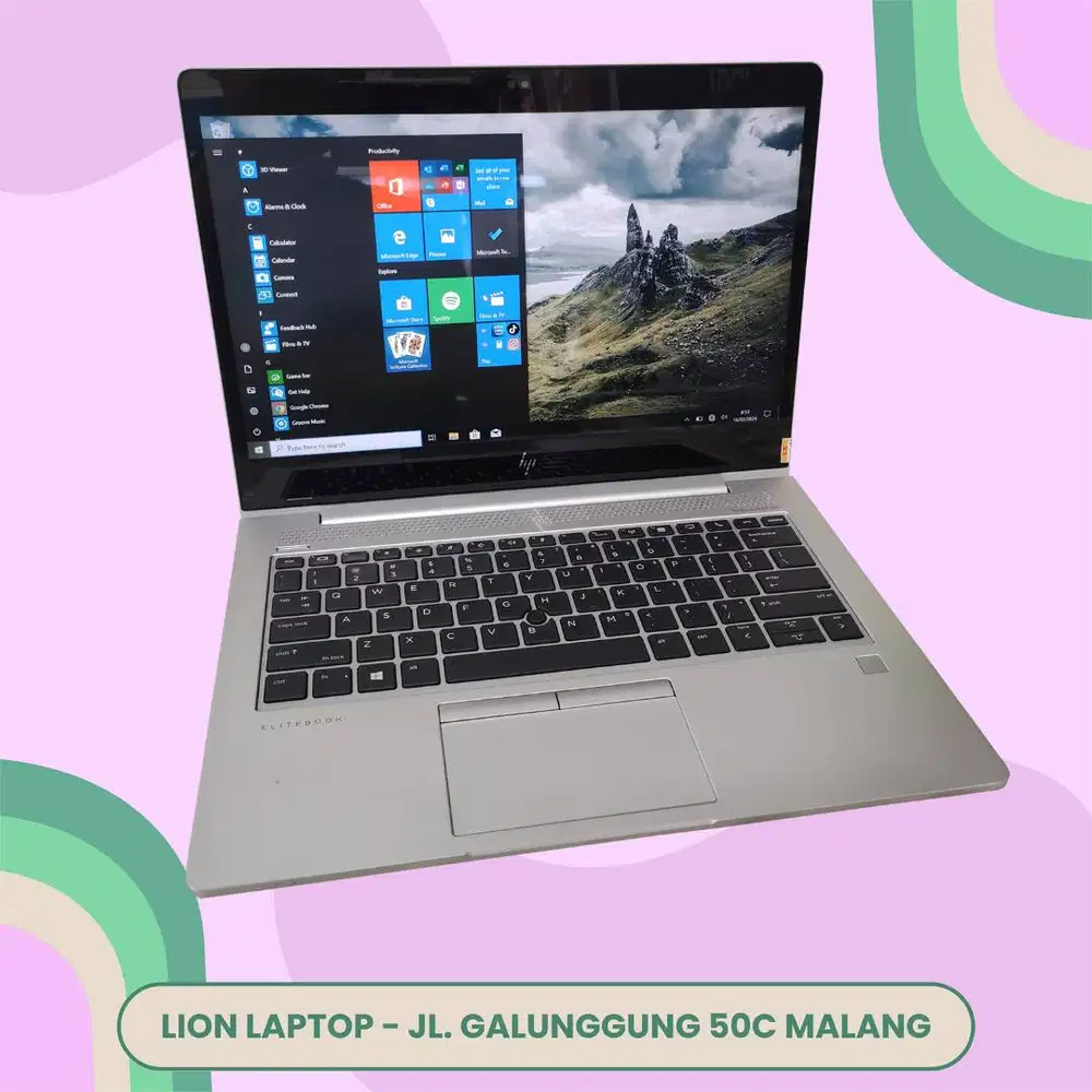 Core i7 gen 8 RAM 8GB Touchscreen Slim HP Elitebook 830 G6 [07|05]
