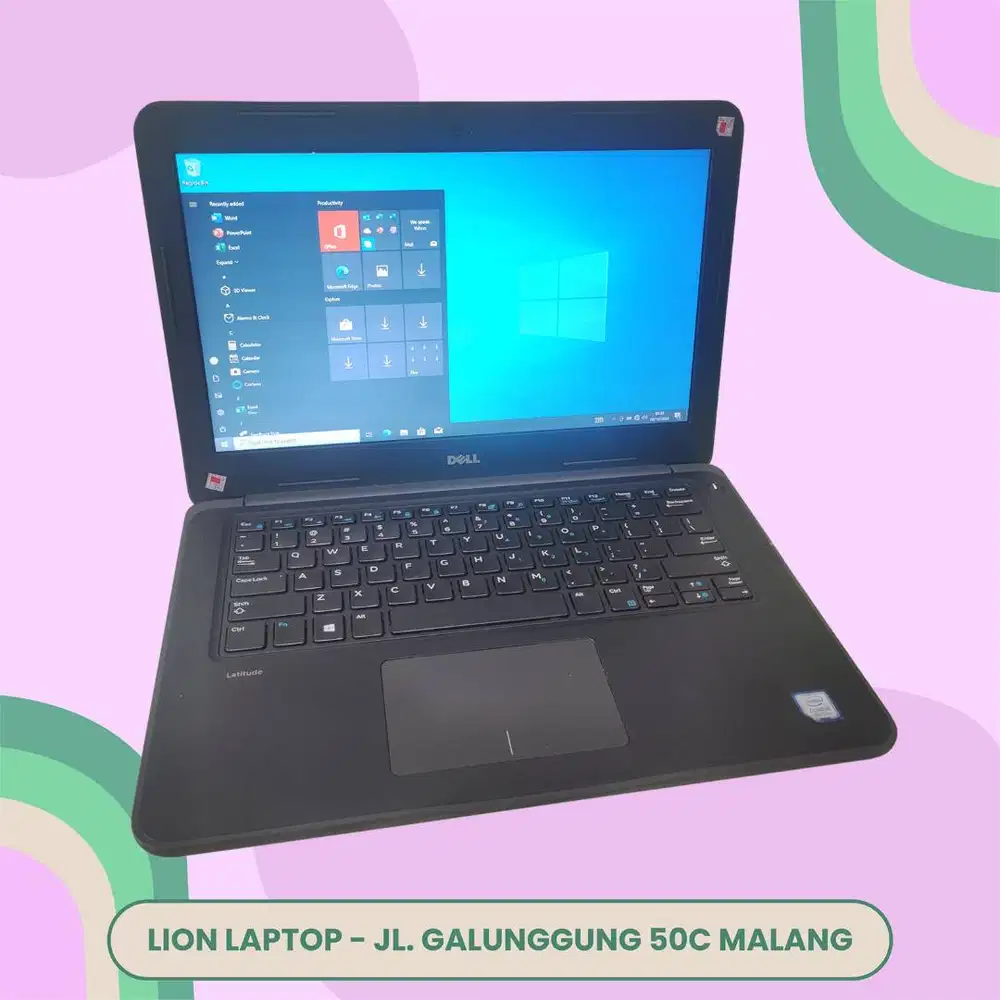 Core i5 Gen 7 Murah Mulus RAM 8GB SSD 256GB Dell Latitude 3380 [07|05]