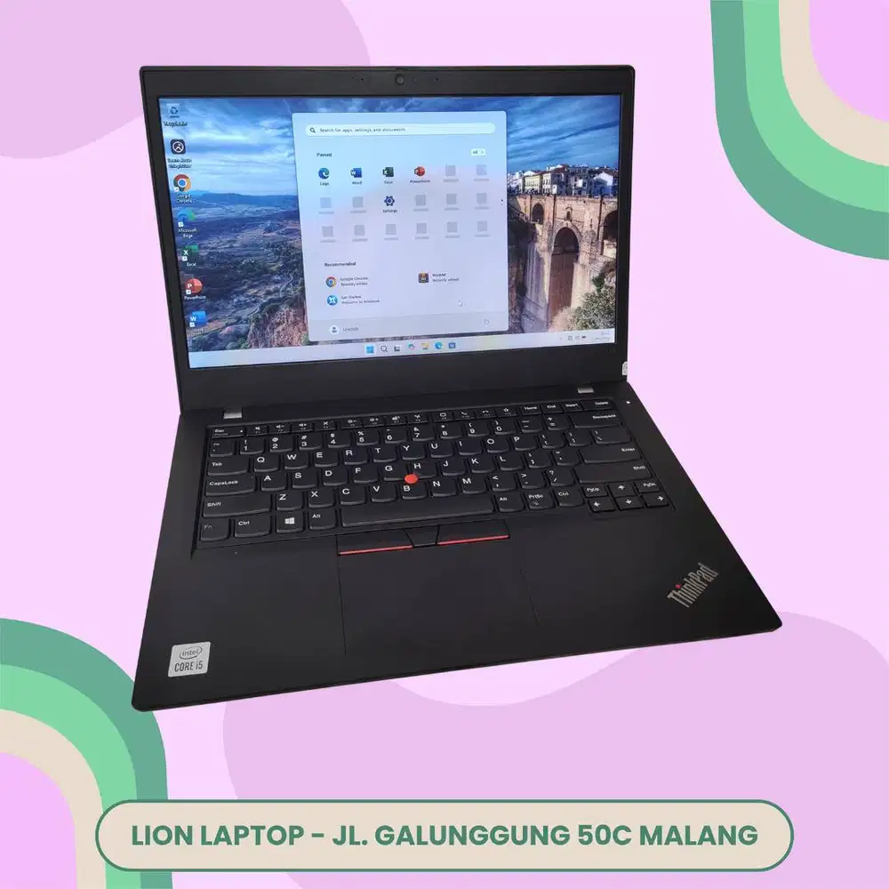 i5 Gen 10 Murah RAM 8GB SSD 256GB Lenovo Thinkpad L14 [07|05]