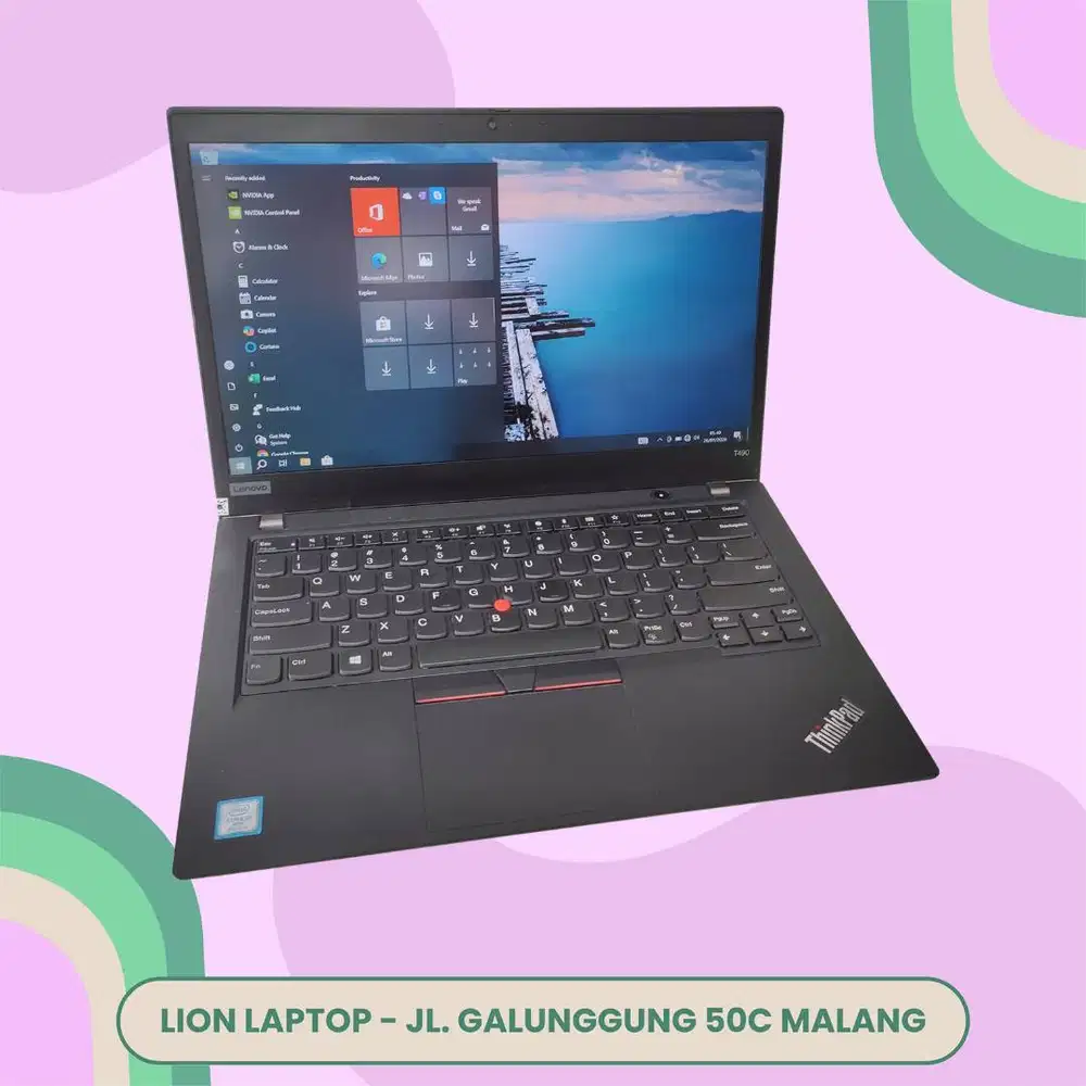 Double VGA NVIDIA Core i5 8/256 Slim Lenovo Thinkpad T490 [07|05]