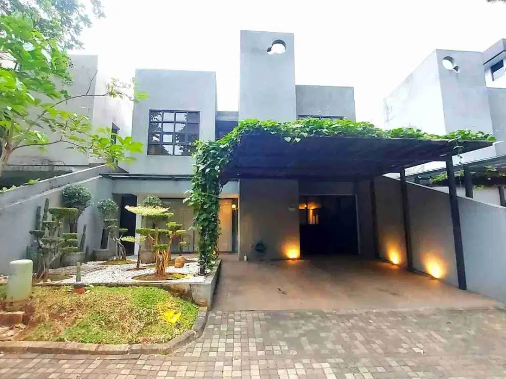 Rumah cantik Design Modern di Cluster Premium Bintaro
