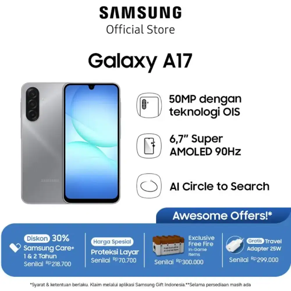 SAMSUNG A17 LTE [8/256 NEW SEGEL]