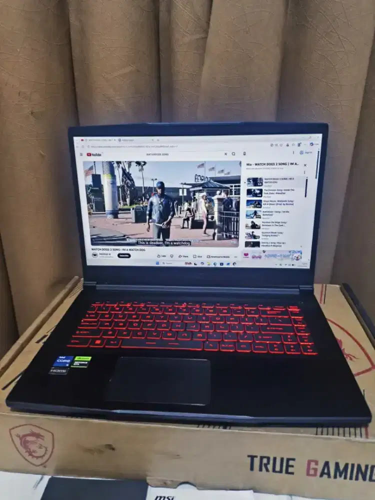 MSI Thin 15 UCX  [GEN 11] RAM 8Gb SSD 512GB O DUAL VGA RTX 3050