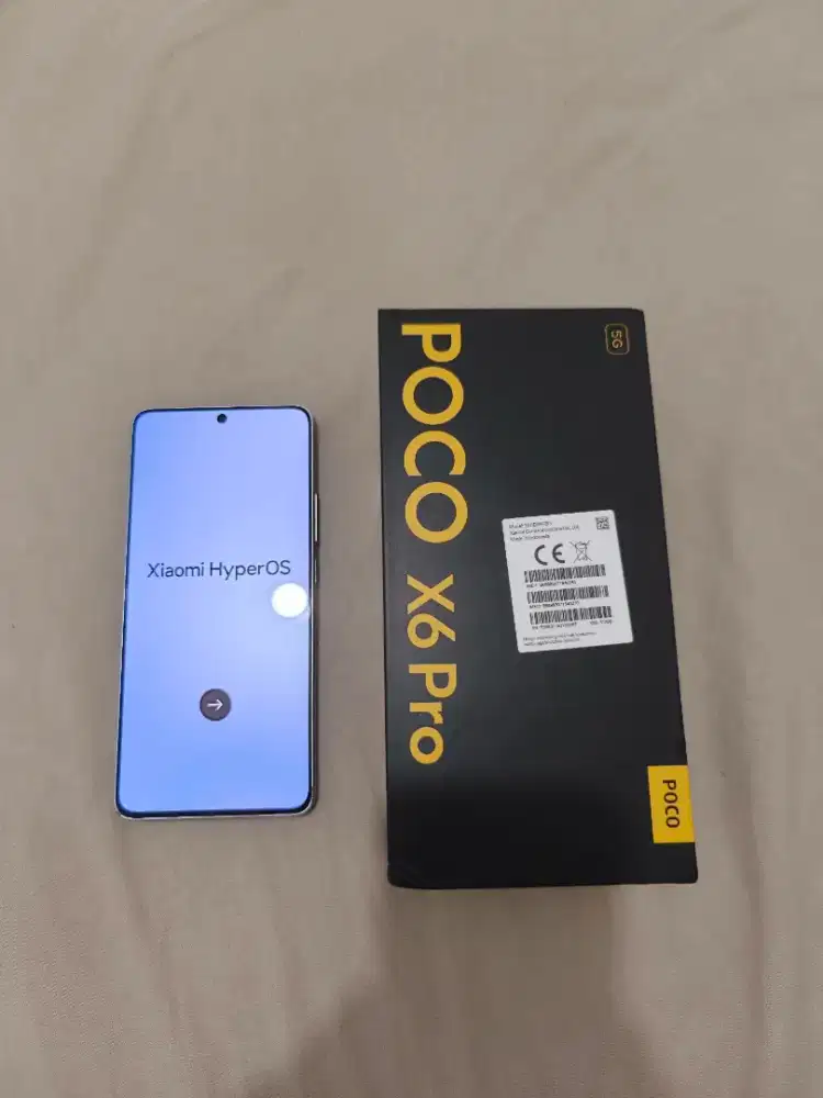 Jual HP Xiaomi Poco X6 Pro 5G 12/512gb NFC Smartphone Second