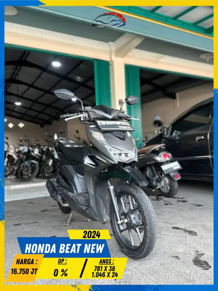 HONDA BEAT NEW 2024 MESIN AMAN POLL MASZEHH HIKMAH MOTOR KEPUH