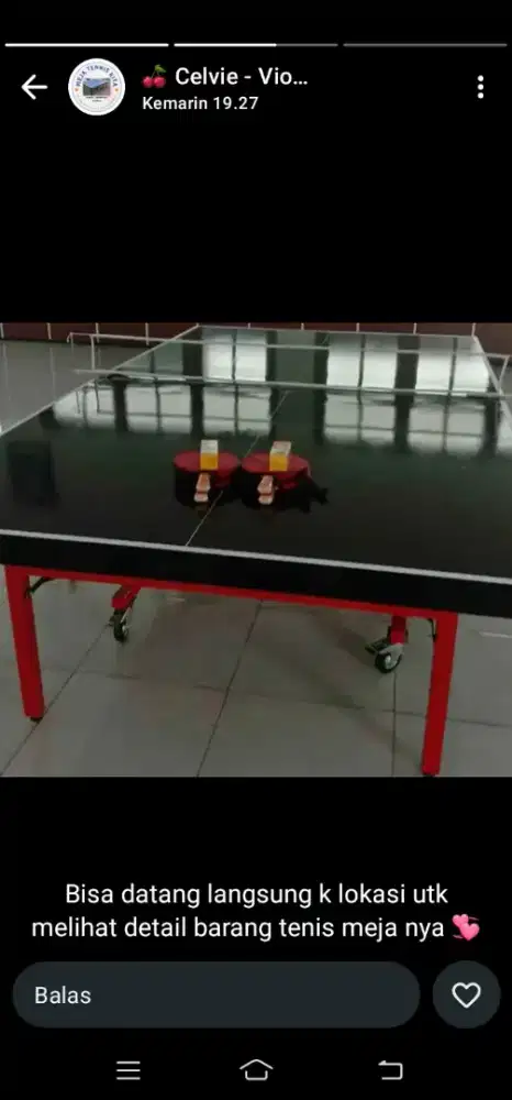 Tenis meja baru