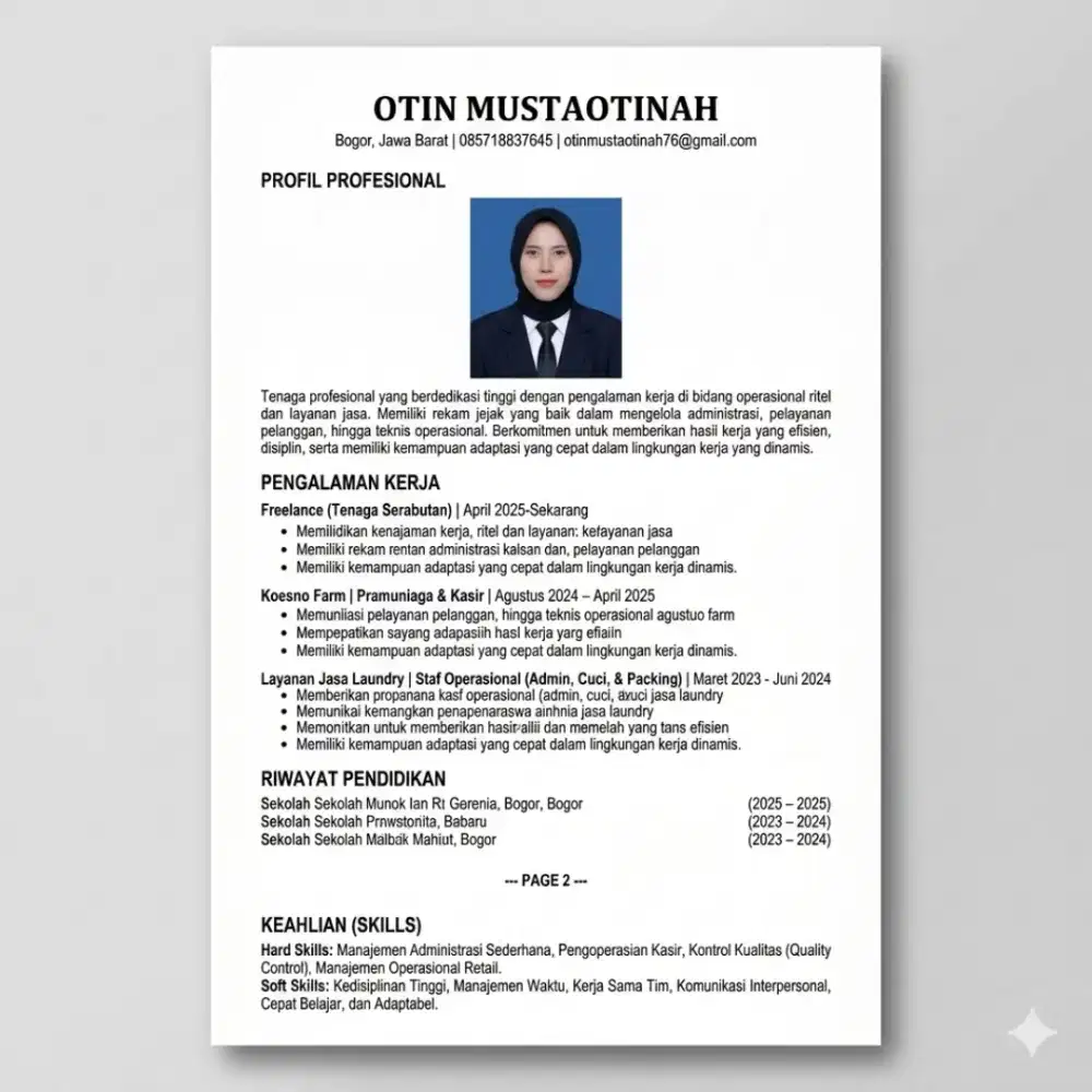 Mencari pekerjaan