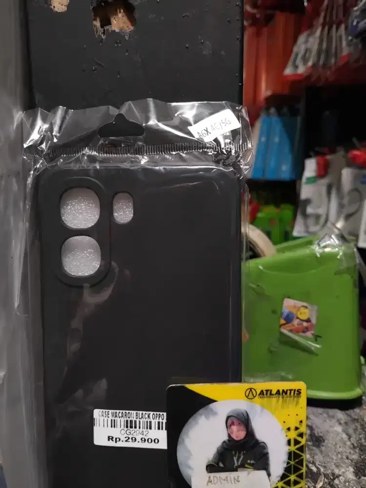 CASE MACARON BLACK OPPO A6X | ATLANTIS DAHSYAT