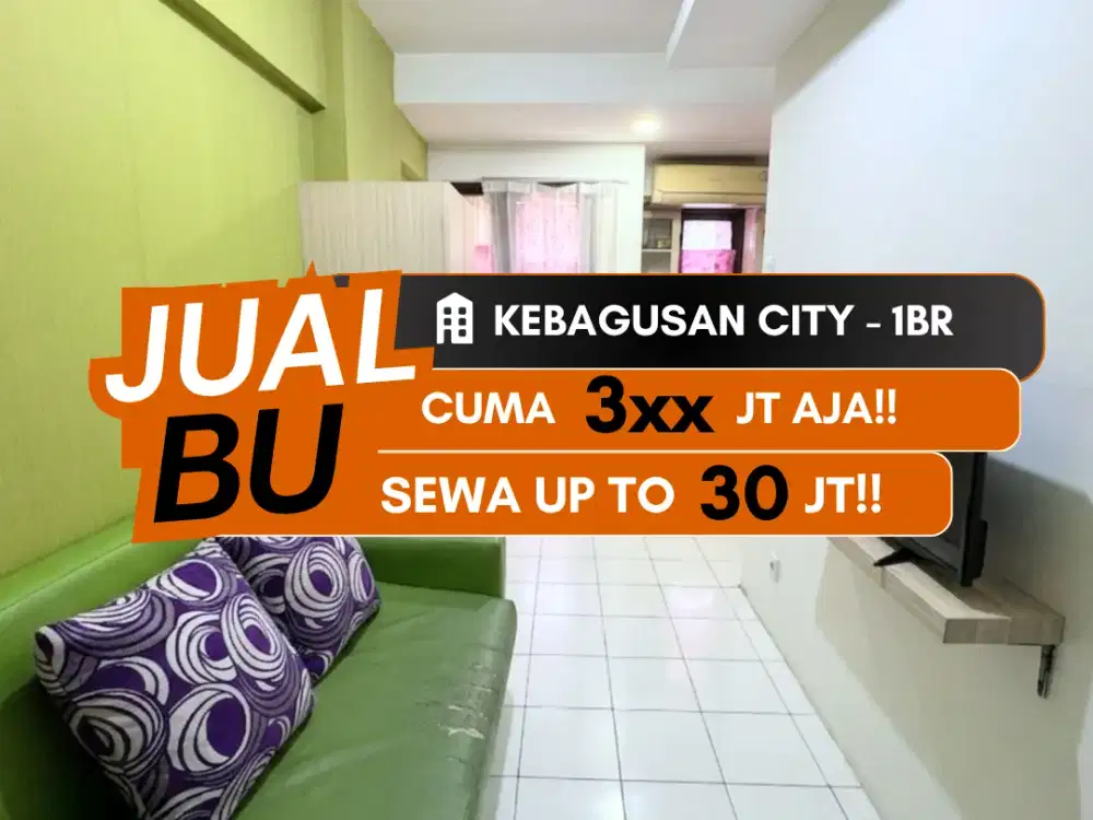 Jual BU Kebagusan City Apartemen Full Furnished Jakarta Selatan dekat TB Simatupang