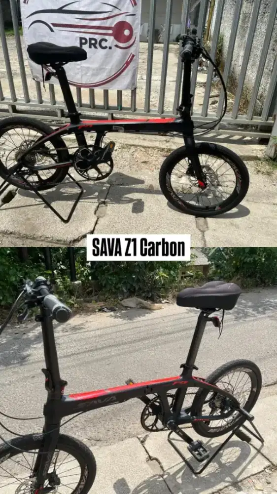 Sepeda lipat SAVA Z1 CARBON 20INCH