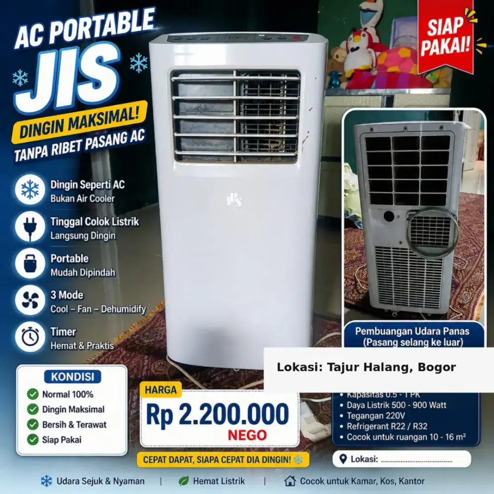 Ac portable merk jhs