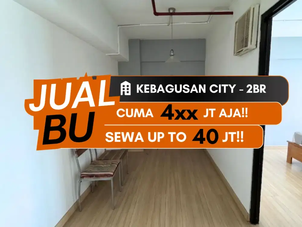 Jual Best Deal Apartemen Kebagusan City 1BR Dekat Stasiun KRL Tanjung Barat