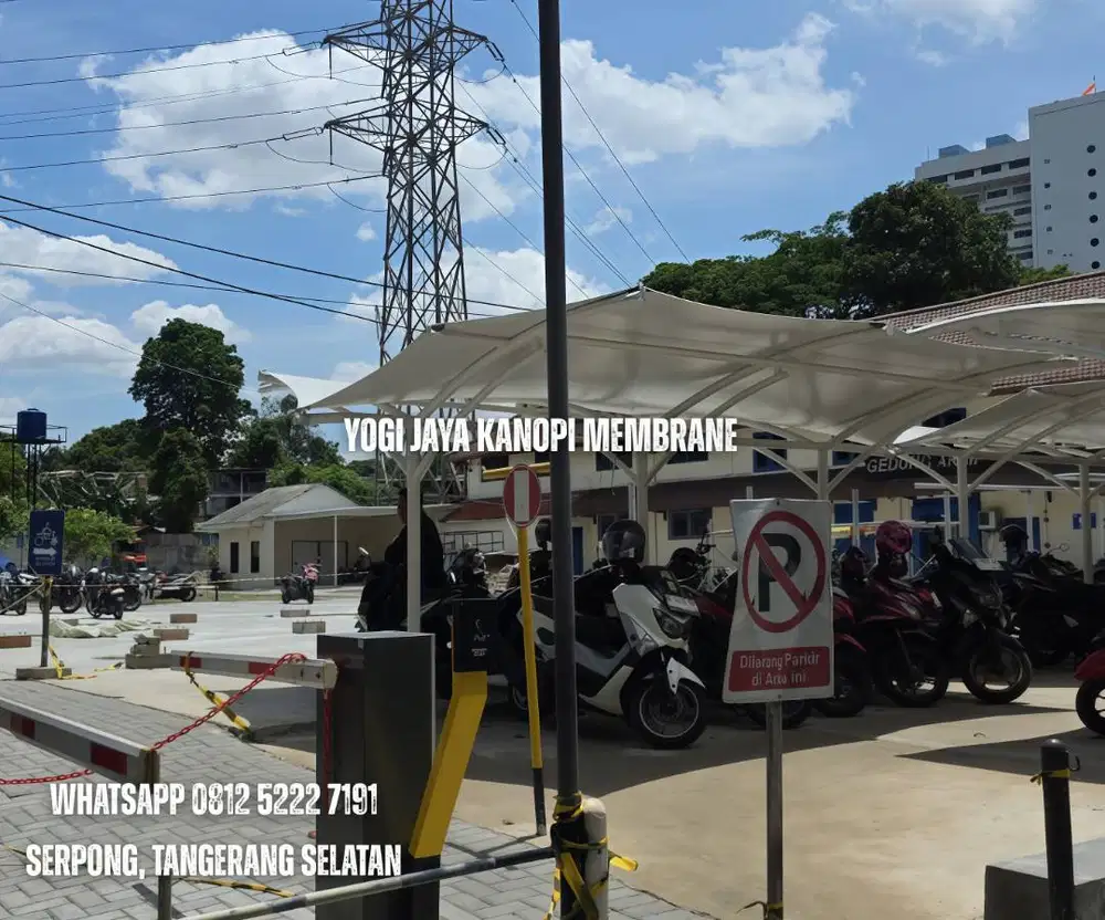 Kanopi Membrane Custom dengan Desain Eksklusif dan Modern