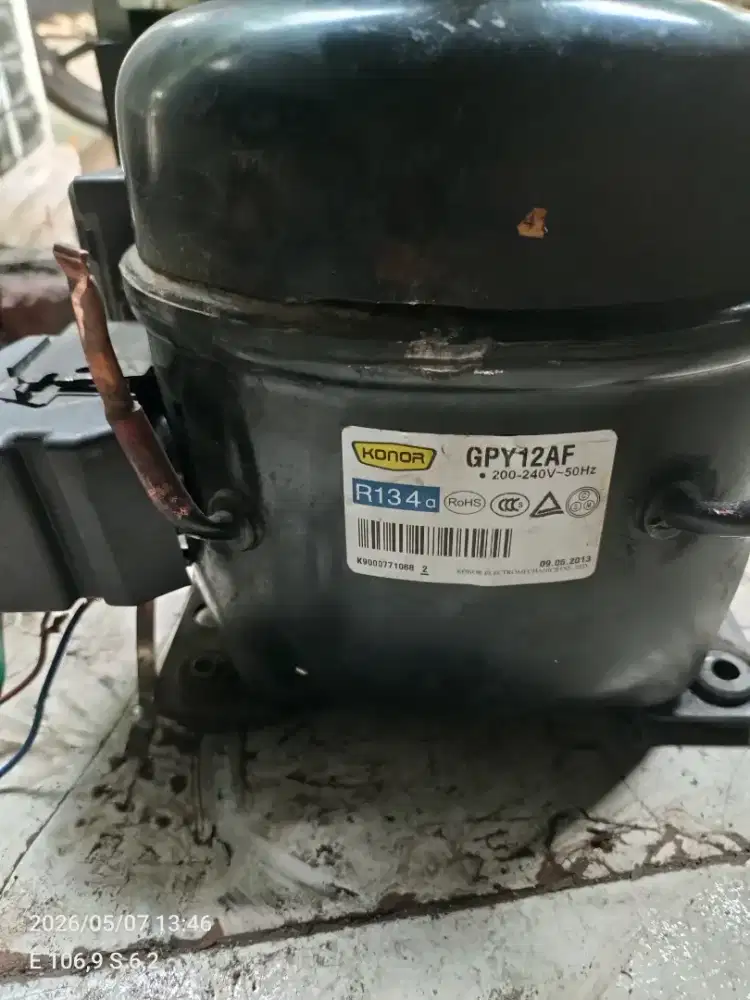 Kompresor frezer 600 liter siap pakai pres bagus Amper bagus