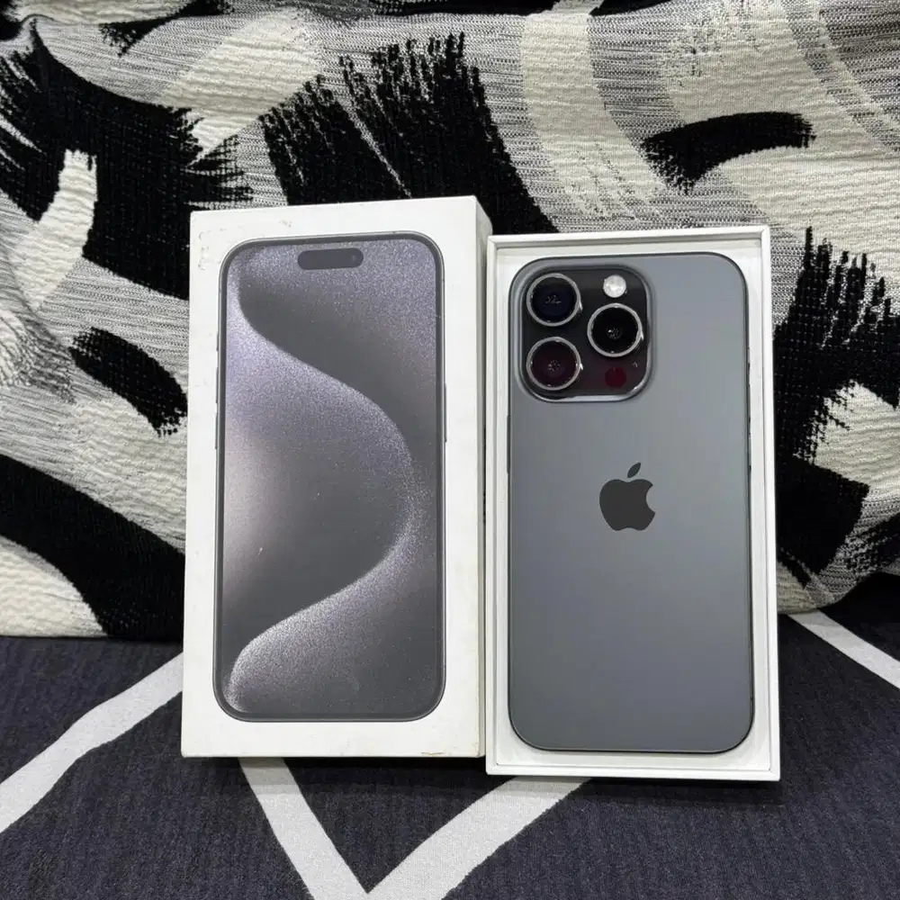 iPhone 15 Pro Black Titanium 128 GB iBox