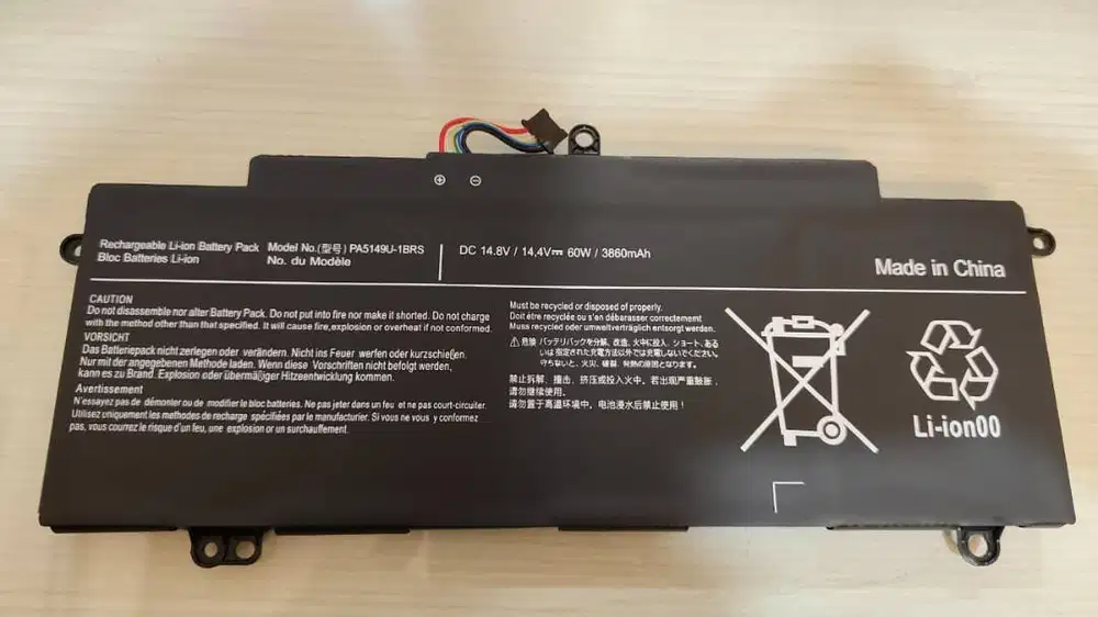Baterai Toshiba PA5149U-1BRS For TECRA Z40-A Z40-B Z40-C Z40T
