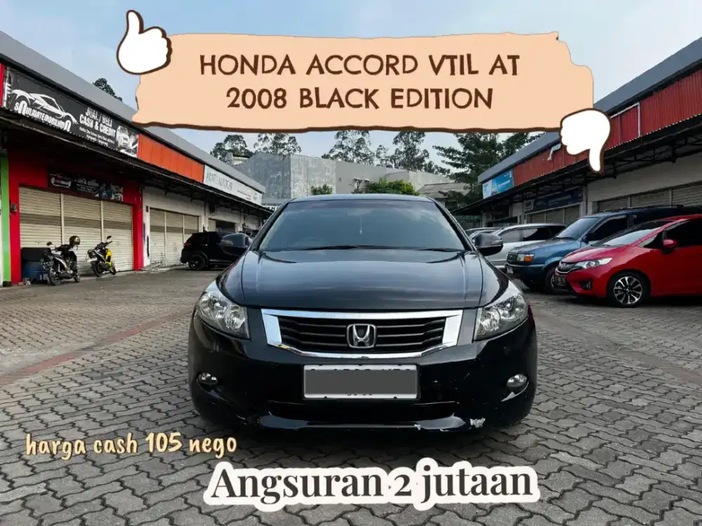 HONDA ACCORD VTIL AT 2008 BLACK EDITION KONDISI ISTIMEWA