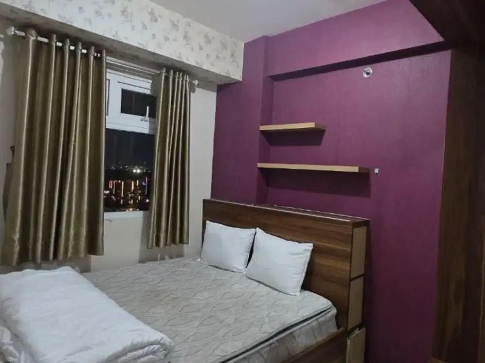 GREEN PRAMUKA TOWER BOUGENVILLE 2BR FURNISHED INTERIOR LENGKAP COCOK UNTUK INVESTASI DAN HUNIAN
