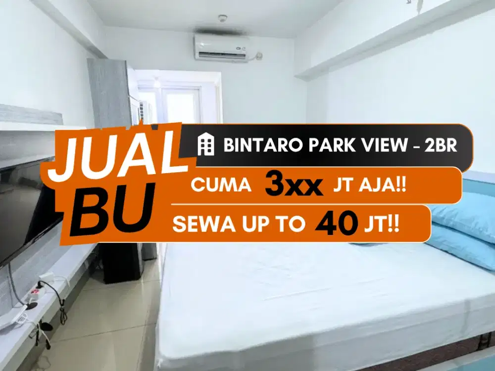 Jual Best Deal Studio Apartemen Bintaro Park View Full Furnished 10 Menit Ke Stasiun KRL