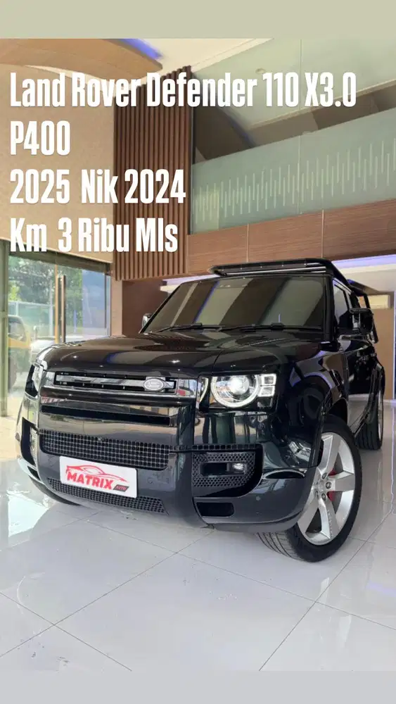 Land Rover Defender 110X3.0 P400 Black 2025 Nik24 Siap pakai