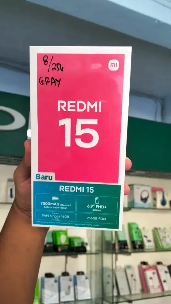 Xiaomi redmi 15 (8/256) new spesial promo