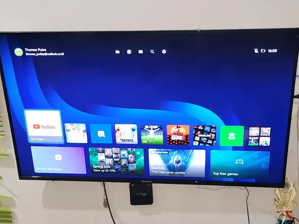 Smart TV Panasonic LED 50 Inch - Gambar Jernih & Kinclong