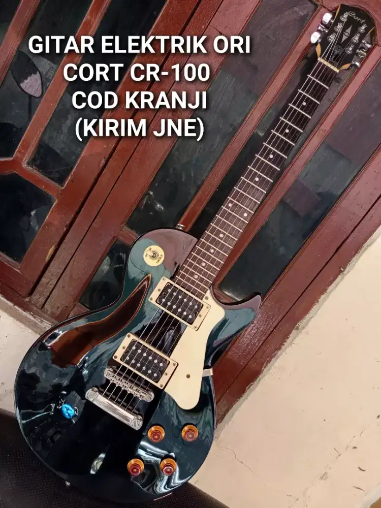 Gitar elektrik lespaul ori Cort CR100 not gibson epiphone cod kranji