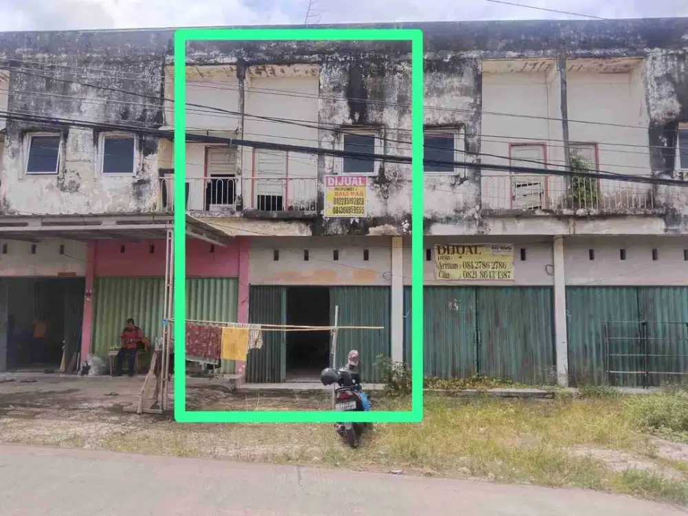 DIJUAL MELALUI LELANG RUKO DI BANDARA RESIDENCE BLOK A7 LUBUK KAWAH KEBUN BUNGA PALEMBANG