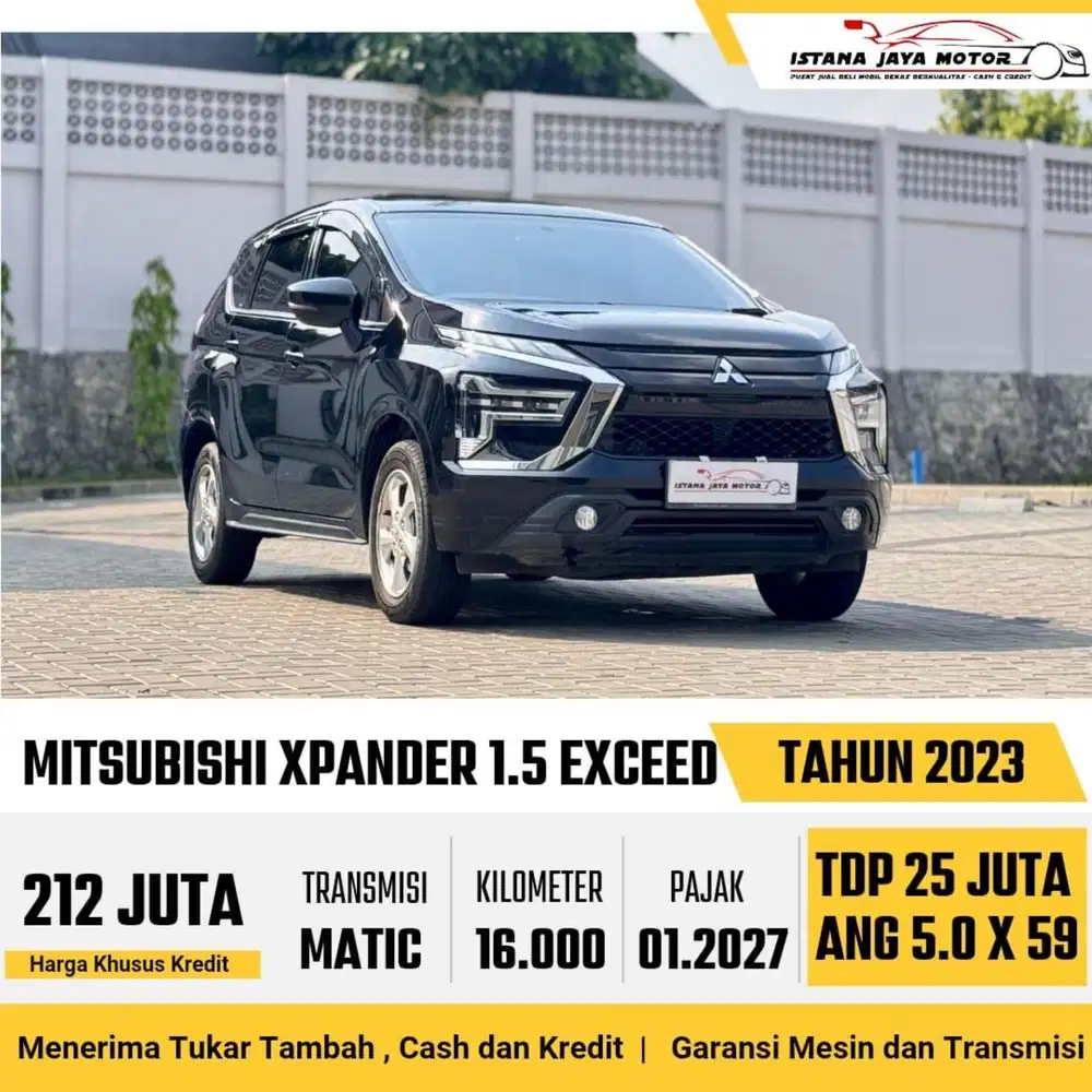 Mitsubishi Xpander Exceed CVT AT th 2023 #istana jaya motor