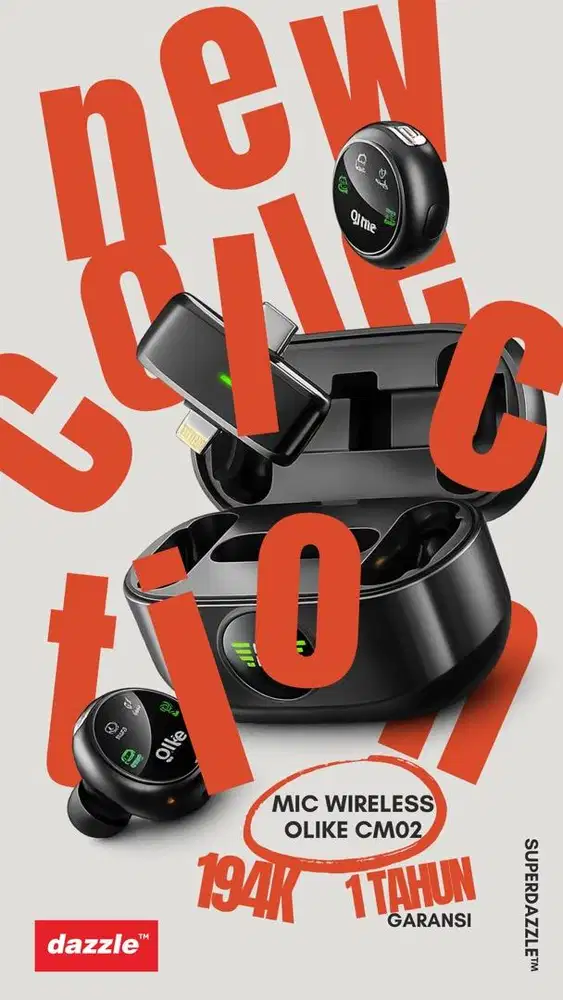 MIC WIRELESS OLIKE CM02 GARANSI 1 TAHUN