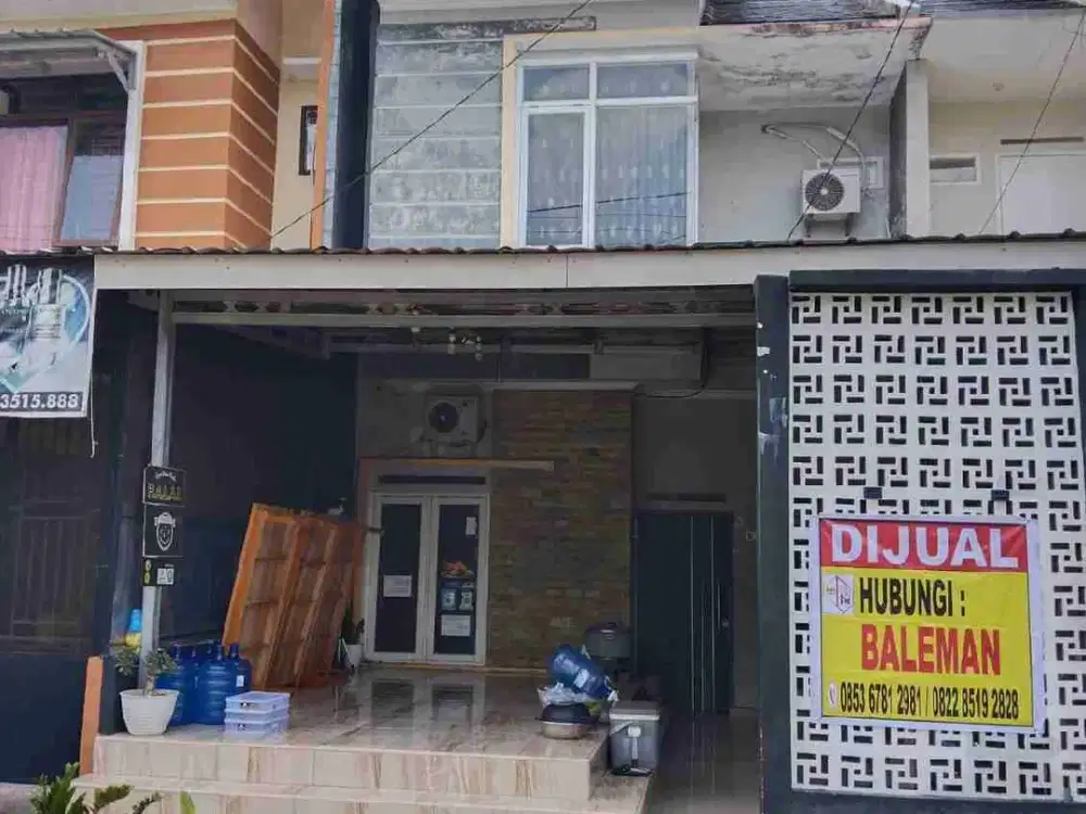 DIJUAL RUMAH MELALUI LELANG DI KOMP. DE VILLA RESIDENCE BLOK A3 ALANG-ALANG LEBAR PALEMBANG