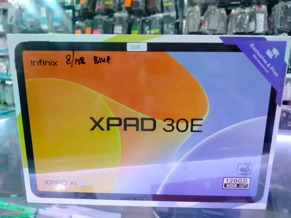 Infinix XPad 30e Simcard 4G New Ram 4+4GB Rom 128GB