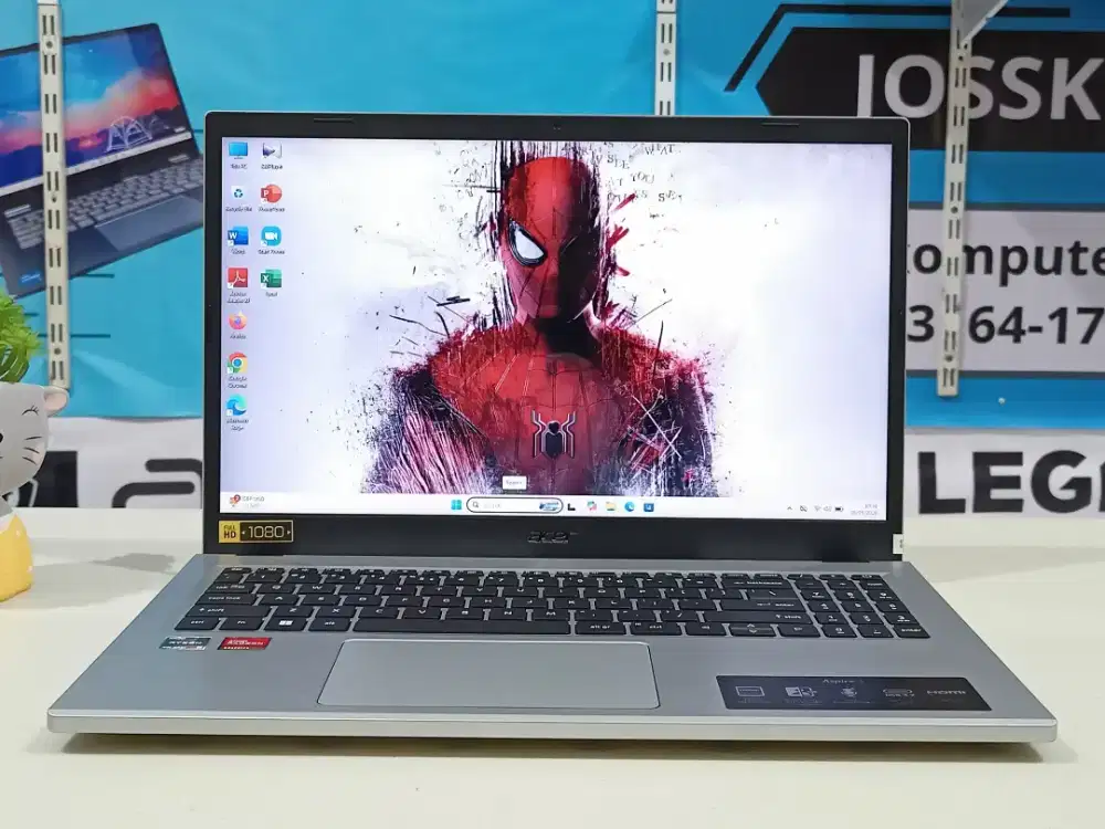 Laptop bekas Acer Aspire A315-24P Ram 8 GB, AMD Ryzen 5 7520U