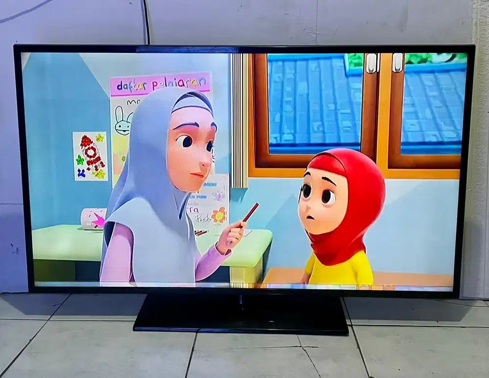 tv Led Samsung 50in analog , minus garis di bawah