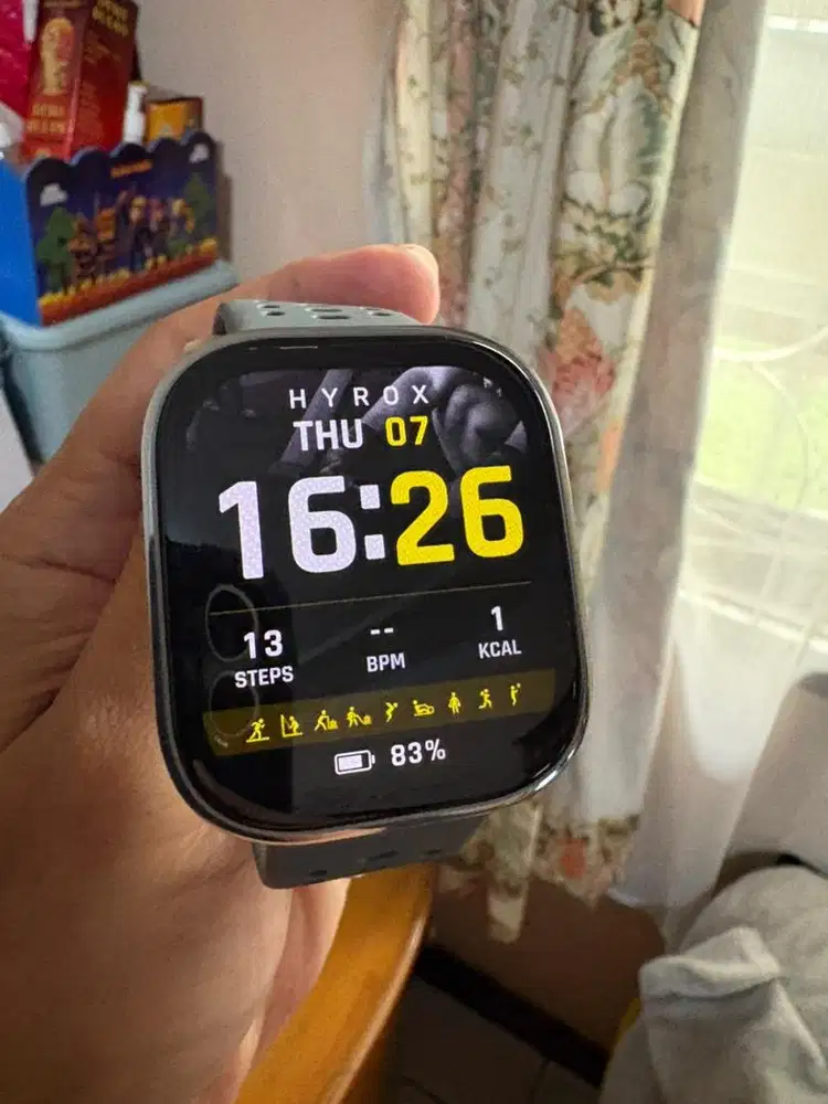 AMAZFIT Bip 6 Smart Watch 46mm GPS Kondisi Mulus Like New Garansi On