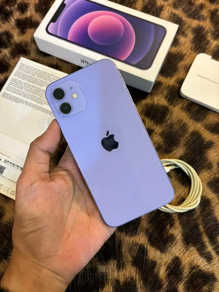 iPhone 12 128GB BH83 Resmi (Purple)