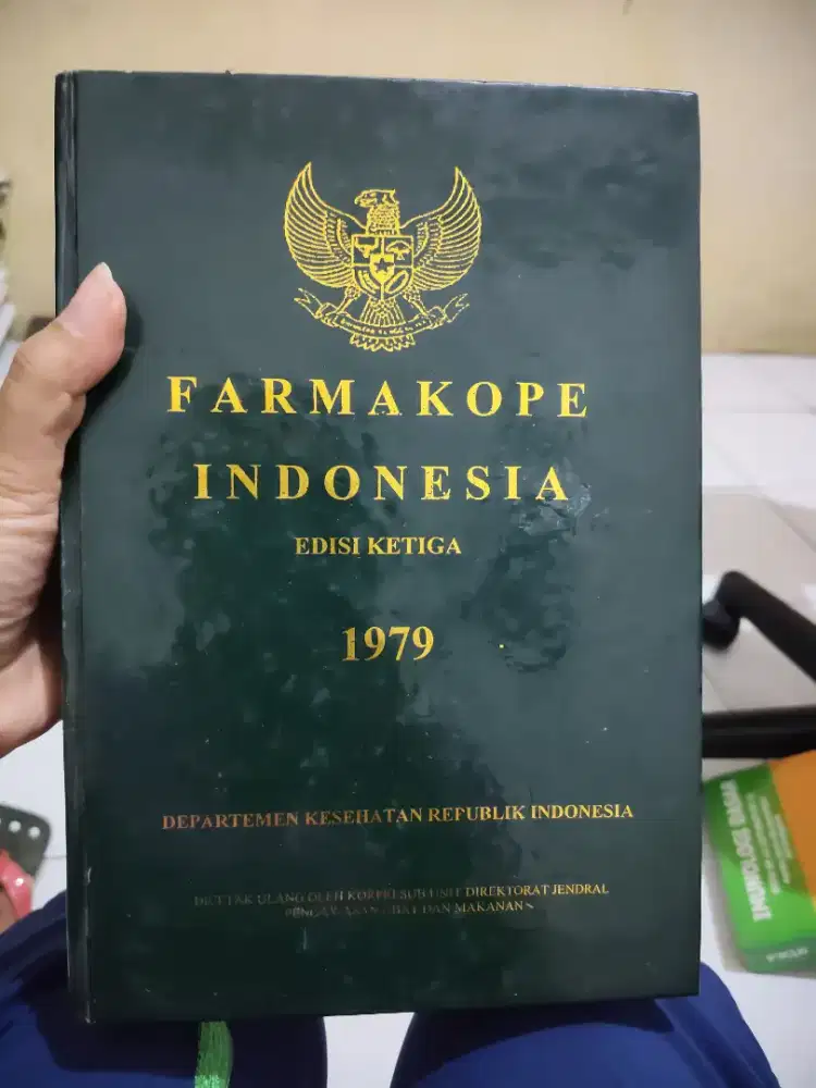 Dijual buku bekas farmakope edisi ketiga