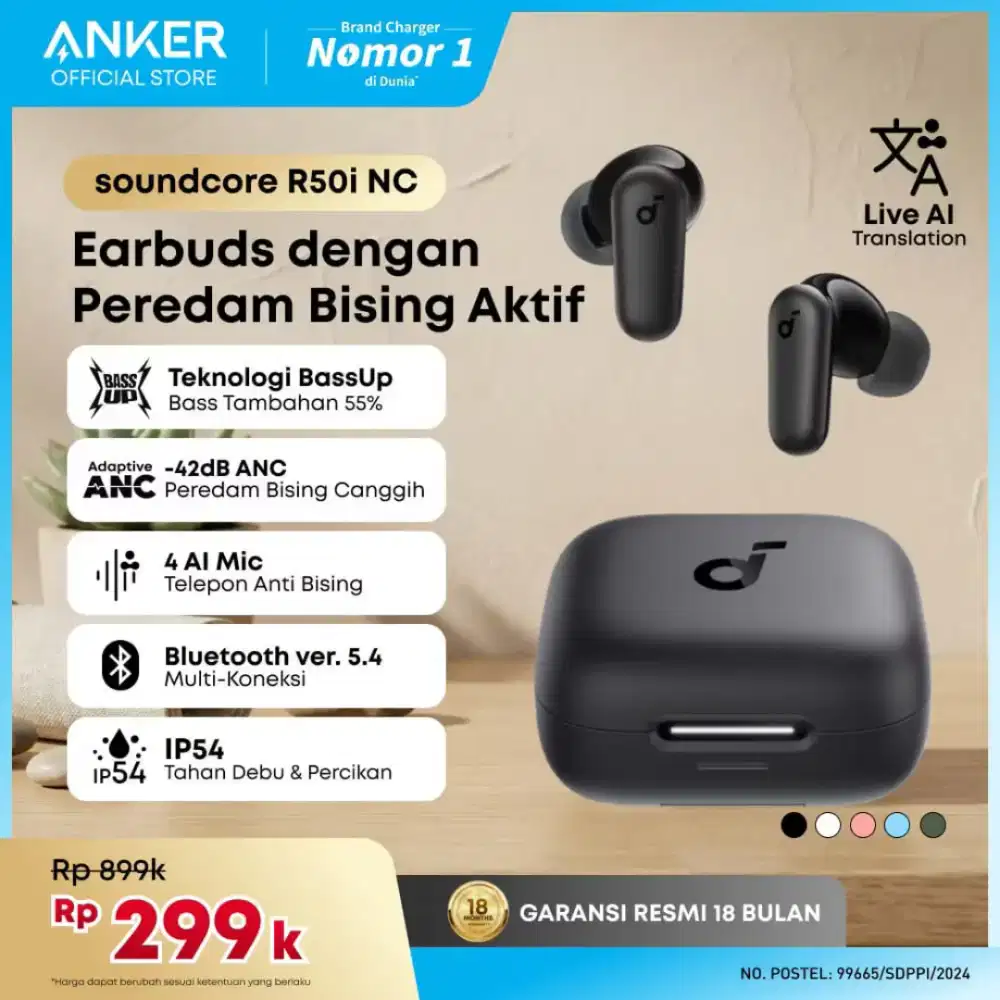 Soundcore R50i NC by ANKER TWS Bluetooth BNIB Original