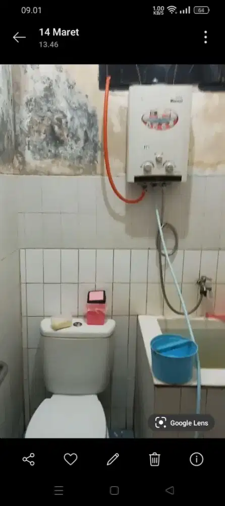 Water Heater rinay tekanan air rendah
