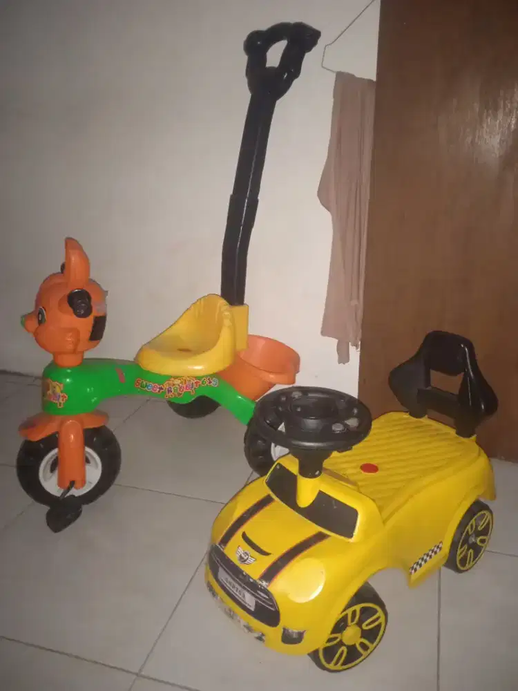 Dijual Sepeda anak dan mainan mobilan