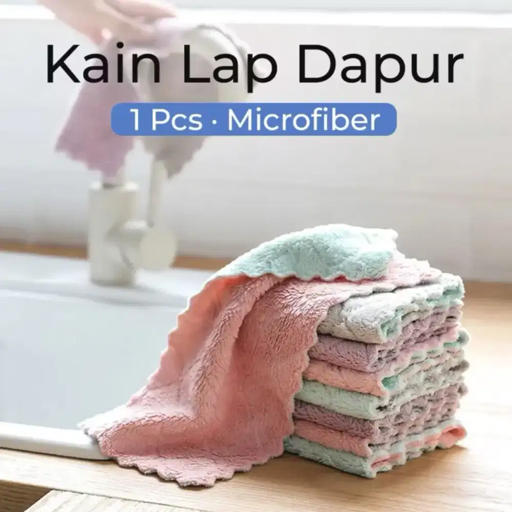 eTya Kain Lap Dapur Serbaguna Microfiber
