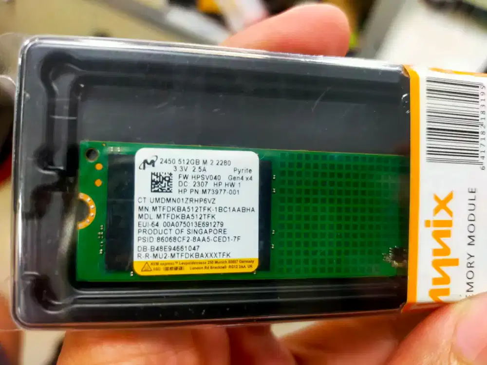 Dijual SSD 512GB NVME Sentinel 100% 100% siap pasang COD Bogor