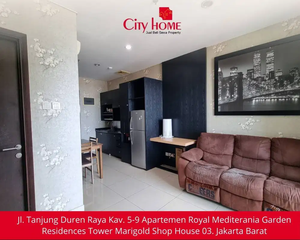 Disewakan Cepat Apartemen 1 Kamar Furnished Best View, Central Park
