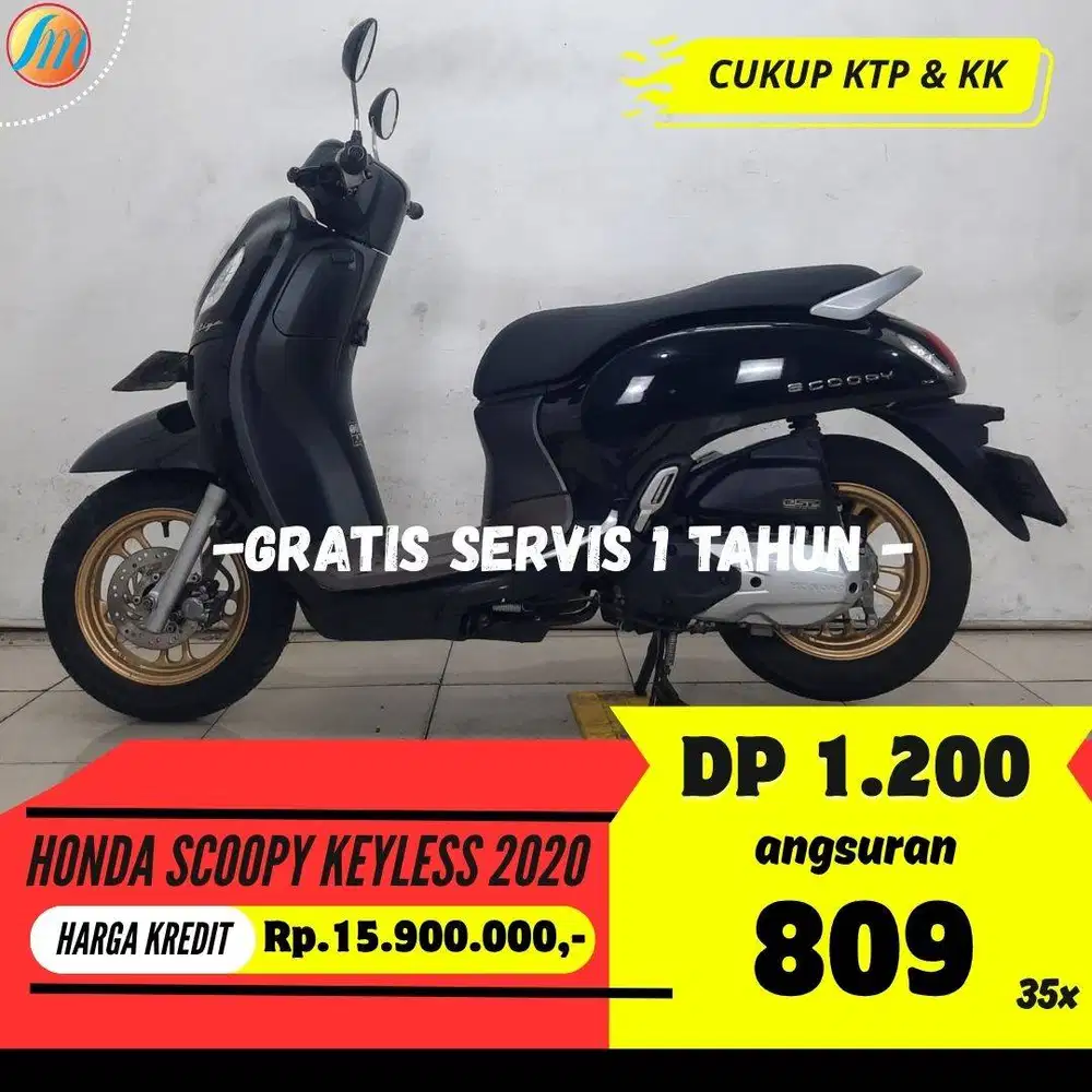 JUAL CEPAT HONDA SCOOPY KEYLESS 2020 CASH KREDIT TUKAR TAMBAH