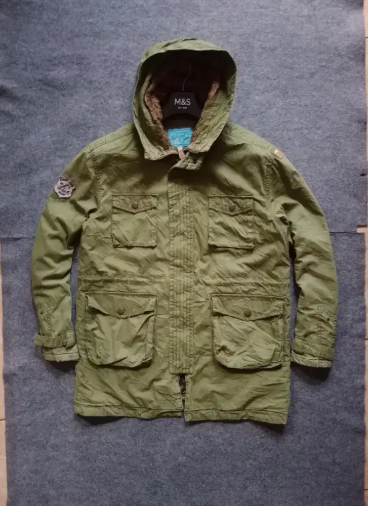 Jaket parka vintage Thurslands island size XL