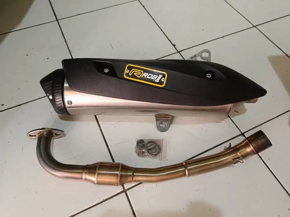 Knalpot rob1 original aerox/nmax new