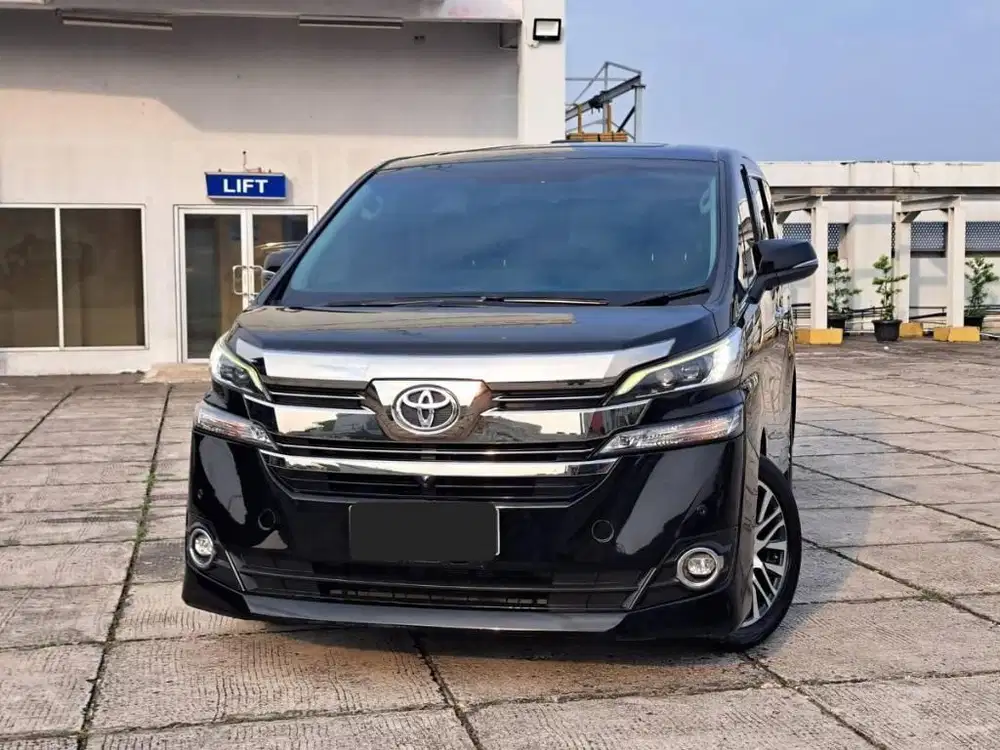 DP 25JT TOYOTA VELLFIRE G AT MATIC AUTOMATIC 2015 HITAM SIAP PAKAI